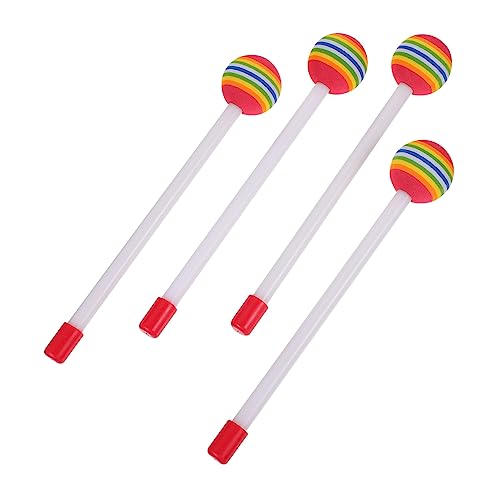 Totority 4Stücke Trommelstöcke für Percussion Instrumente für Musikunterricht Sensorikentwicklung und Frühe Kleine Musiker und Totority 4Stücke Trommelstöcke für Percussion Instrumente für Musikunterricht Sensorikentwicklung und Frühe Kleine Musiker und von Totority