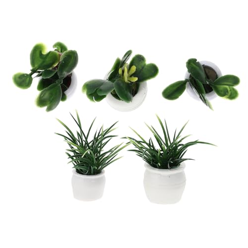 Totority 5 Stück Miniaturpflanzen Teilig Bonsai Dekoration für Puppenhäuser Künstliche Pflanzen für DIY Projekte Farbauswahl für Mini Landschaften und Wohnaccessoires Totority 5 Stück Miniaturpflanzen Teilig Bonsai Dekoration für Puppenhäuser Künstliche Pflanzen für DIY Projekte Farbauswahl für Mini Landschaften und Wohnaccessoires von Totority