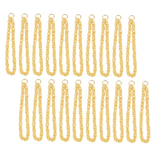 Totority 50 Stück Puppenketten Mini Schmuck für Puppen Goldene Ketten zum Ankleiden für Kindergeburtstag und Schmuck Totority 50 Stück Puppenketten Mini Schmuck für Puppen Goldene Ketten zum Ankleiden für Kindergeburtstag und Schmuck von Totority