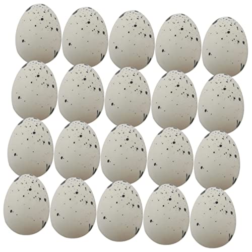 Totority 50Stücke Ostereier Eier Dekoration für Osterszenen Fotorequisiten und Bastelbedarf zum Befüllen und Gestalten von Osterfeiern und Erntefesten von Totority