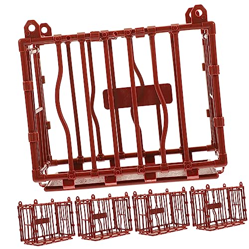 Totority 5Stücke Tierkäfig Modell Plastikkäfige für Mini Dekoration Sandtisch Requisiten für Wohnzimmer Esszimmer und Schlafzimmer Leicht Totority 5Stücke Tierkäfig Modell Plastikkäfige für Mini Dekoration Sandtisch Requisiten für Wohnzimmer Esszimmer und Schlafzimmer Leicht von Totority