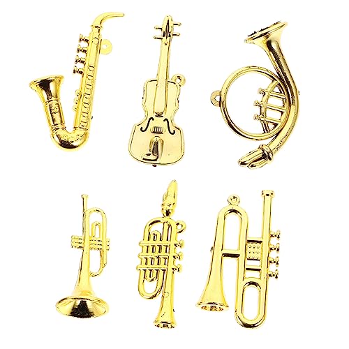Totority 6 Stück Musikinstrumente für Puppenhaus Teiliges Dekorationsset aus Sicherem Kunststoff Kreative und Weihnachtsbaum Deko Trompete Saxophon Mehr Totority 6 Stück Musikinstrumente für Puppenhaus Teiliges Dekorationsset aus Sicherem Kunststoff Kreative und Weihnachtsbaum Deko Trompete Saxophon Mehr von Totority
