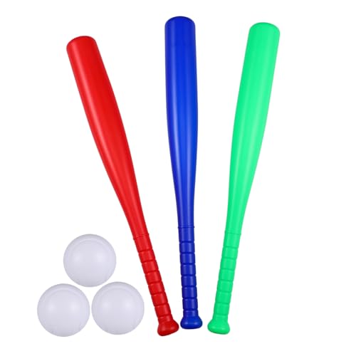 Totority 6 Stück Teiliges Baseball Set Outdoor für Trainingsset mit Baseballschlägern und Bällen für Spaß und Geschicklichkeit im Freien und Langlebig von Totority