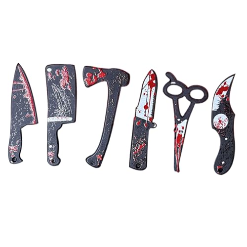 Totority 6 Stück Teiliges Halloween Resin Mikro Gruselige Cutter Requisiten für Party Deko Puppenhaus DIY Projekte Halloween Feiern und Miniaturgärten Totority 6 Stück Teiliges Halloween Resin Mikro Gruselige Cutter Requisiten für Party Deko Puppenhaus DIY Projekte Halloween Feiern und Miniaturgärten von Totority