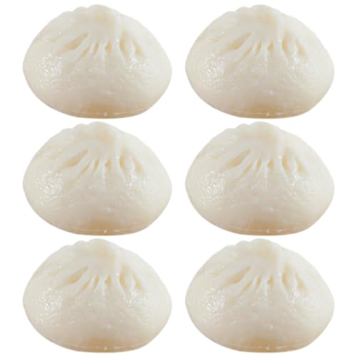 Totority 6 Stück Teiliges PVC Dämpfmodell Realistische Chinesische Baozi Fotorequisiten für Kunst und Lebensmitteldekoration für Restaurant und Catering Totority 6 Stück Teiliges PVC Dämpfmodell Realistische Chinesische Baozi Fotorequisiten für Kunst und Lebensmitteldekoration für Restaurant und Catering von Totority