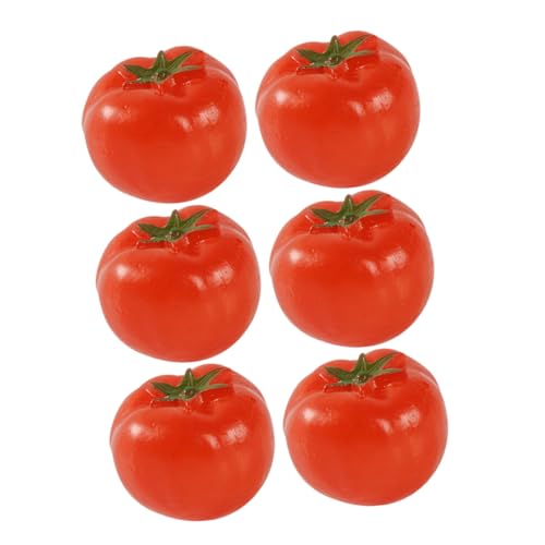 Totority 6Stücke Künstliche Kirschtomaten Requisiten Lebensechte Mini Dekoration für Puppenhäuser und Heimdekoration Naturgetreue Kirschtomaten Modelle für Einen Frischen Look Totority 6Stücke Künstliche Kirschtomaten Requisiten Lebensechte Mini Dekoration für Puppenhäuser und Heimdekoration Naturgetreue Kirschtomaten Modelle für Einen Frischen Look von Totority