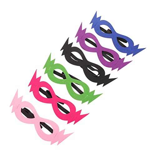 Totority 6Stücke Teiliges Masken aus Filz für Halloween Karneval und Kostümpartys Augenmasken für Kreative Verkleidungen und Spaß Totority 6Stücke Teiliges Masken aus Filz für Halloween Karneval und Kostümpartys Augenmasken für Kreative Verkleidungen und Spaß von Totority