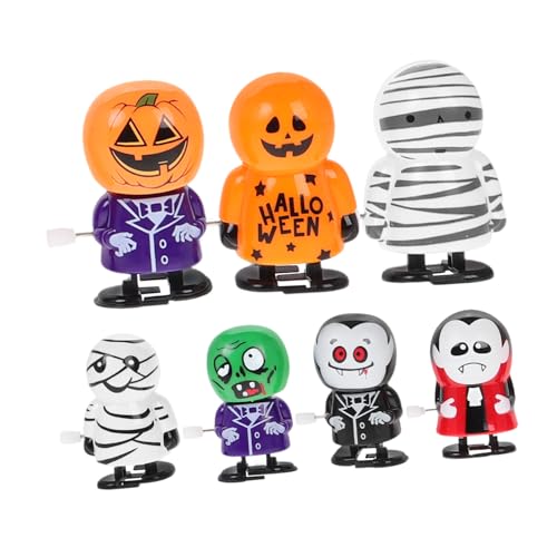 Totority 7 Stück Teiliges Aufziehspielzeug für Halloween Gruselige Figuren Leuchtenden Farben Partygeschenke und Dekoration Verbessert Fähigkeiten und Farbdisziplin Totority 7 Stück Teiliges Aufziehspielzeug für Halloween Gruselige Figuren Leuchtenden Farben Partygeschenke und Dekoration Verbessert Fähigkeiten und Farbdisziplin von Totority