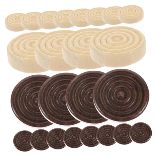 Totority 72Stücke Holz Schachfiguren Holzfarbe für Brettspiele Robust und Leicht zu Greifen Familie und Freunde Totority 72Stücke Holz Schachfiguren Holzfarbe für Brettspiele Robust und Leicht zu Greifen Familie und Freunde von Totority