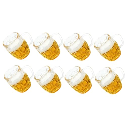 Totority 8 Stück Bierkrüge aus Harz Realistische Deko für Puppenhaus DIY Miniaturszenen und Kreative Gestaltung Miniaturlandschaften und Fotodeko Totority 8 Stück Bierkrüge aus Harz Realistische Deko für Puppenhaus DIY Miniaturszenen und Kreative Gestaltung Miniaturlandschaften und Fotodeko von Totority