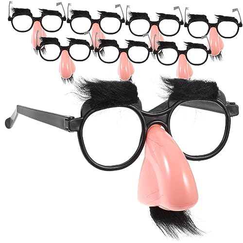 Totority 8 Stück Lustige Brille mit Großer Nase und Schnurrbart Teiliges für Halloween und Partys Fotorequisit für Kreative Feiern für Erwachsene und Jugendliche Totority 8 Stück Lustige Brille mit Großer Nase und Schnurrbart Teiliges für Halloween und Partys Fotorequisit für Kreative Feiern für Erwachsene und Jugendliche von Totority