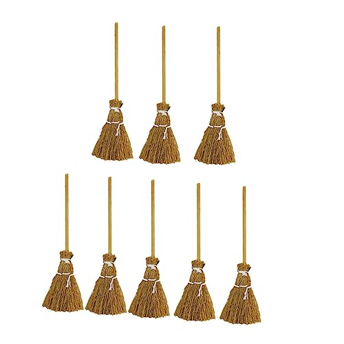 Totority 8 Stück Mini Handgewebte Besen für Puppenhaus Dekoration Charmante Deko Accessoires für Szenen und Modelle für Sammler und Kreative Gestaltung Totority 8 Stück Mini Handgewebte Besen für Puppenhaus Dekoration Charmante Deko Accessoires für Szenen und Modelle für Sammler und Kreative Gestaltung von Totority