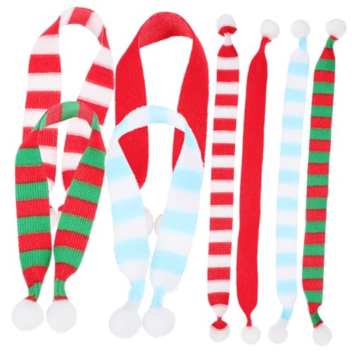 Totority 8 Stück Mini Weihnachts Schal Strickschals für Weinflaschen Schneemann und Puppen Vielseitige Weihnachtsdekoration für Festlichkeiten und DIY Projekte Totority 8 Stück Mini Weihnachts Schal Strickschals für Weinflaschen Schneemann und Puppen Vielseitige Weihnachtsdekoration für Festlichkeiten und DIY Projekte von Totority