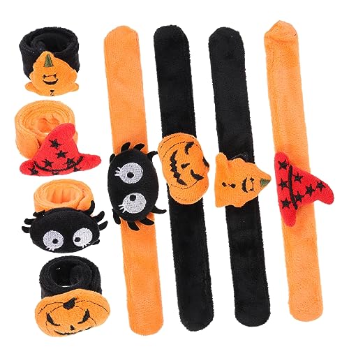 Totority 8 Stück Teiliges Slap Bracelet für Festival Themen Armbänder für Halloween Geburtstagsfeiern und Partys Sicher und Bequem für Empfindliche Haut von Totority