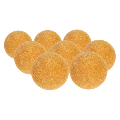 Totority 8 Stück Tischfußball Kickertischbälle Foosballball Fußballbälle Mini-fußball Mini-sportbälle Ersatzbälle Für Kickerbälle Mini Tischkicker Plastikkugeln Kleiner Fußball Yellow Abs von Totority