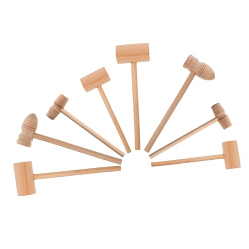 Totority 8Stücke Teiliges Holzhammer Holzhammer für Küchengebrauch Langlebig und Vielseitig Einsetzbar zum Eischlagen und Pädagogisches Totority 8Stücke Teiliges Holzhammer Holzhammer für Küchengebrauch Langlebig und Vielseitig Einsetzbar zum Eischlagen und Pädagogisches von Totority