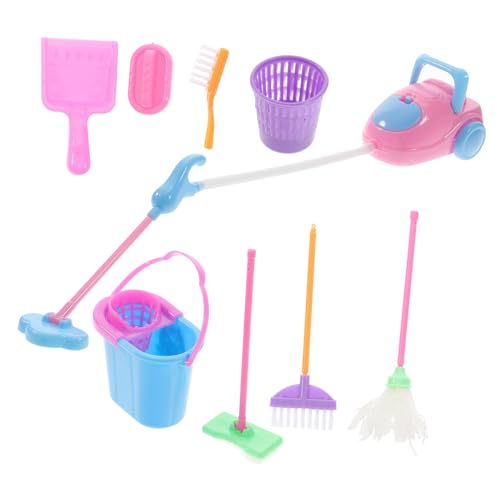 Totority 9 Stücke Teiliges Reinigungsset Imitationsspielzeug für Mini Hausreinigung und Ansprechend Fördert die Kreativität für Geburtstage Zufällige Farbe Totority 9 Stücke Teiliges Reinigungsset Imitationsspielzeug für Mini Hausreinigung und Ansprechend Fördert die Kreativität für Geburtstage Zufällige Farbe von Totority
