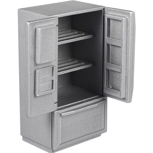 Totority Dollhouse Kühlschrank Silber Graues Küchenmöbel für Miniatur Szenen Realistisches Holzspielzeug für Kreative Spielwelten Totority Dollhouse Kühlschrank Silber Graues Küchenmöbel für Miniatur Szenen Realistisches Holzspielzeug für Kreative Spielwelten von Totority