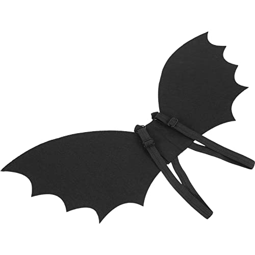 Totority Fledermauskostümflügel - Halloween Vampirkostümflügel Verkleidung Partygeschenke Cosplay Accessoire Schwarz von Totority