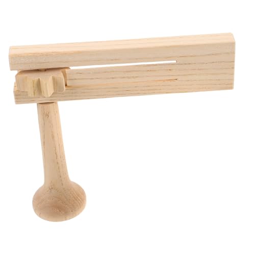 Totority Frühpädagogisches Schlagzeug Noisemaker Kleinkinderinstrumente Musikinstrumente Krachmacher Für Sportveranstaltungen Trommel -Instrumente Instrumente Für Holz Beige von Totority