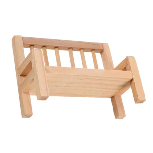 Totority Gartenbank Modell für Puppenhaus Holzmöbel im Rustikalen Stil Dekorative für Schlafzimmer und Mikrolandschaften Totority Gartenbank Modell für Puppenhaus Holzmöbel im Rustikalen Stil Dekorative für Schlafzimmer und Mikrolandschaften von Totority