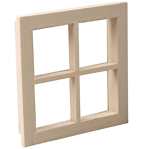 Totority Holz Fenster für Kreative Kinderzimmergestaltung für Puppenstube und Rollenspiele Langlebig für Liebevolle Miniaturwelten Totority Holz Fenster für Kreative Kinderzimmergestaltung für Puppenstube und Rollenspiele Langlebig für Liebevolle Miniaturwelten von Totority