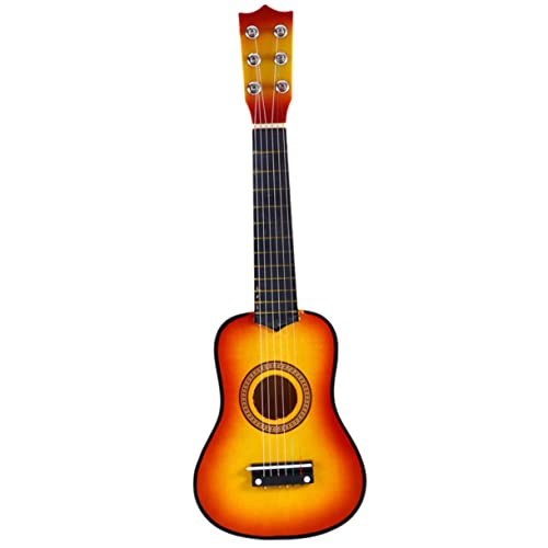 Totority Holzspielzeug Gitarre für Buntes Musikinstrument Musikalischen Kreativität und für Mädchen und Jungen von Totority