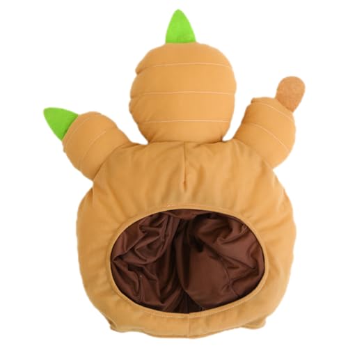 Totority Ingwerkappe Cosplay Niedlicher Partyzubehör Halloweenkostüm Cosplay Ingwer Mütze Lustige Ingwer-kostüm-beanie-mütze Essenshüte Erwachsener Alberner Kappen Hut Plüsch Requisiten Totority Ingwerkappe Cosplay Niedlicher Partyzubehör Halloweenkostüm Cosplay Ingwer Mütze Lustige Ingwer-kostüm-beanie-mütze Essenshüte Erwachsener Alberner Kappen Hut Plüsch Requisiten von Totority