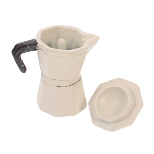 Totority Kanne für Puppenhaus Realistische Miniaturkaffeemaschine Puppenzubehör für Kreative Projekte Hochrealistische Dekoration für Mini und Sammlerstücke Totority Kanne für Puppenhaus Realistische Miniaturkaffeemaschine Puppenzubehör für Kreative Projekte Hochrealistische Dekoration für Mini und Sammlerstücke von Totority