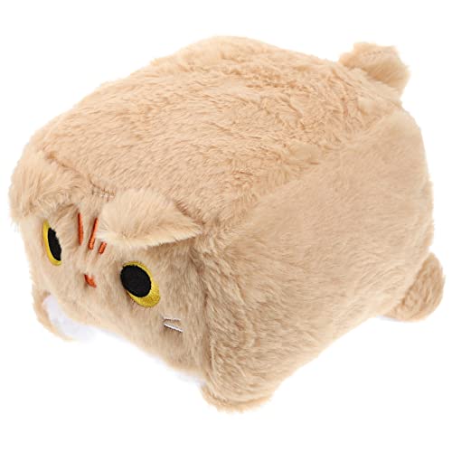 Totority Kawaii Plüschkatze Kuscheltier Flauschige Cartoon Katze für zu Geburtstagen Hochzeiten und Festivals Vielseitig Einsetzbar als Dekoration und Kissen von Totority