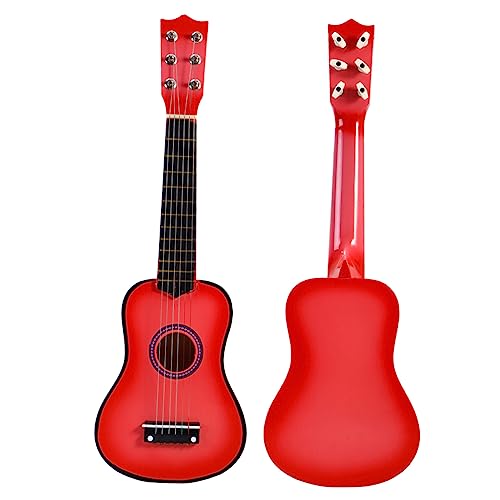 Totority Kindergitarre aus Holz für Jungen für Anfänger Rosa Musikinstrument für Leichtes durch Dünne Bünde und Niedrige Saitenlage Totority Kindergitarre aus Holz für Jungen für Anfänger Rosa Musikinstrument für Leichtes durch Dünne Bünde und Niedrige Saitenlage von Totority