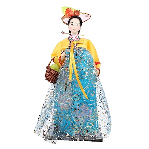 Totority Koreanische Hanbok Handgefertigte Sammlerfigur im Traditionellen Stil Dekorative Desktop Dekoration Asiatische Kunsthandwerksfigur für Kultur Totority Koreanische Hanbok Handgefertigte Sammlerfigur im Traditionellen Stil Dekorative Desktop Dekoration Asiatische Kunsthandwerksfigur für Kultur von Totority
