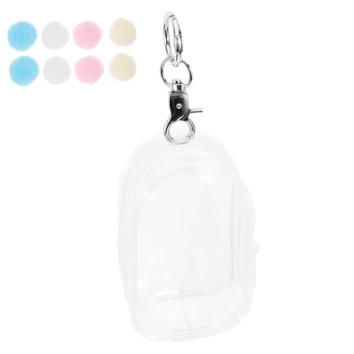 Totority Mini Puppen Displaytasche mit Schlüsselanhänger Transparente Aufbewahrungstasche für Mini Figuren Leicht und Tragbar für Puppen und Sammlerstücke Bietet Rundumschutz Totority Mini Puppen Displaytasche mit Schlüsselanhänger Transparente Aufbewahrungstasche für Mini Figuren Leicht und Tragbar für Puppen und Sammlerstücke Bietet Rundumschutz von Totority