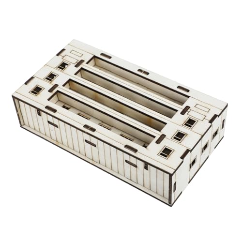 Totority Miniaturhaus Kleiner Hausbausatz Architekturmodellbaubedarf DIY Mini-modellbausatz Materialien Für Architekturmodelle Hausmodell Hausmontagemodell DIY Mini House Beige Holz von Totority