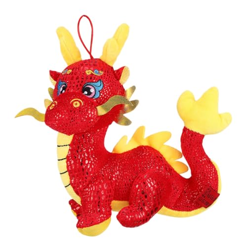 Totority Plüsch Drachenpuppe Weiches Drachenstofftier für Neujahrsgeschenke Kreative Tischdekoration und Kuschelige Geschenkidee für Freunde und Familie für Feiertage Totority Plüsch Drachenpuppe Weiches Drachenstofftier für Neujahrsgeschenke Kreative Tischdekoration und Kuschelige Geschenkidee für Freunde und Familie für Feiertage von Totority