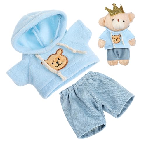Totority Plüschtier Puppenkostüm für Mini-Bär-Puppenkleidung Bärenpuppenkleidung Stofftiere Zubehör Anziehzubehör Mädchen Puppenkleidung Hosen Stofftierkleidung Mädchen Puppenkostüm von Totority