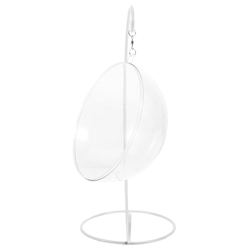 Totority Puppenhaus Zubehör Eleganter Mini Hängestuhl für DIY Szenen Dekorationselement für Miniaturhäuser Weißes Design Totority Puppenhaus Zubehör Eleganter Mini Hängestuhl für DIY Szenen Dekorationselement für Miniaturhäuser Weißes Design von Totority