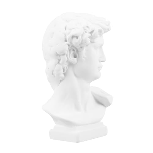 Totority Puppenhaus-gipsstatue Kleine Statuen Als Dekoration Für Regale Mini-Statue Mini-puppenhauszubehör Mini-puppenhaus-zubehör Kleine Figuren Puppenhaus-miniaturen Gipsdekor Harz Weiß von Totority