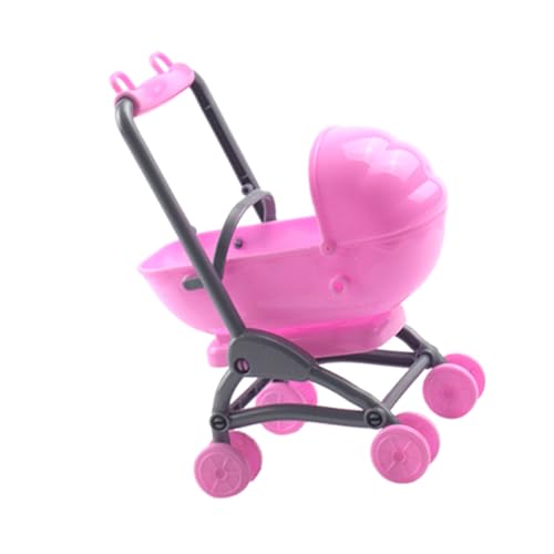 Totority Puppenwagen Simulierter Babywagen für Puppen für Rollenspiele und Miniaturmöbel Sammler Tragbar und Leicht für Kreative Kinderaktivitäten Totority Puppenwagen Simulierter Babywagen für Puppen für Rollenspiele und Miniaturmöbel Sammler Tragbar und Leicht für Kreative Kinderaktivitäten von Totority