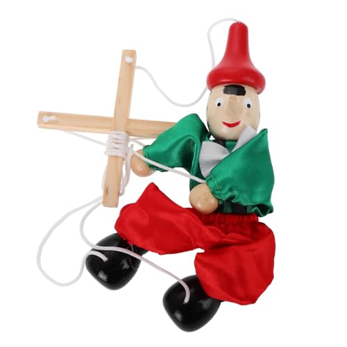 Totority Schnur Marionette für Kreative Rollenspiele Interaktive Clown Puppe Handgefertigte Holzfigur für Fördert Kreativität und Geschicklichkeit für Partys und Zufällige Totority Schnur Marionette für Kreative Rollenspiele Interaktive Clown Puppe Handgefertigte Holzfigur für Fördert Kreativität und Geschicklichkeit für Partys und Zufällige von Totority