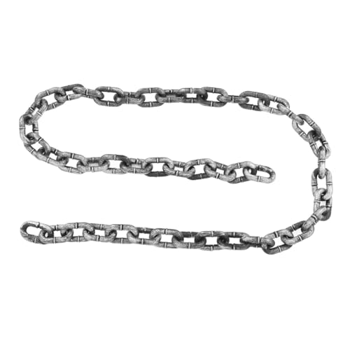 Totority Simulierte Eisenkettendekoration Kette für Kostüm Kostümkette Kette Halloween Halloween-Ketten Zubehör Hanging Chain Halloween deko Outdoor Halloween Kette Damen Kettenstütze Totority Simulierte Eisenkettendekoration Kette für Kostüm Kostümkette Kette Halloween Halloween-Ketten Zubehör Hanging Chain Halloween deko Outdoor Halloween Kette Damen Kettenstütze von Totority
