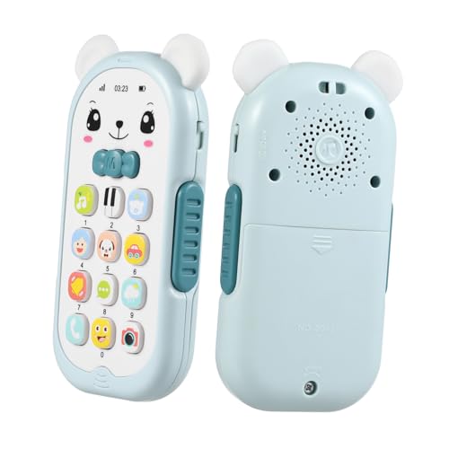 Totority Telefon mit Musik und Lichtern Lernspielzeug für Kleinkinder und Junge Mädchen Hellblau Fördert Hand Augen Koordination und Kreative Entwicklung Totority Telefon mit Musik und Lichtern Lernspielzeug für Kleinkinder und Junge Mädchen Hellblau Fördert Hand Augen Koordination und Kreative Entwicklung von Totority