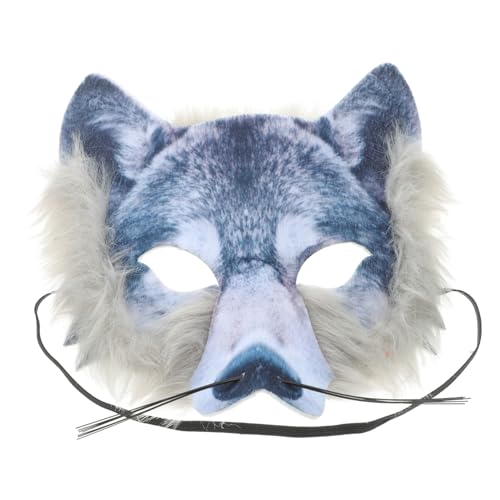 Totority Wolf Maske für Halloween Kreative Werwolf Maske für Cosplay und Partys für Maskeraden Kostümpartys und Festivals Einteiliges Accessoire für Erwachsene von Totority