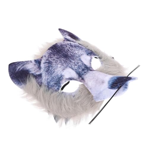 Totority Wolf Maske für Halloween und Cosplay Realistische Party Maske aus Hochwertigem Material für Erwachsene für Kostümpartys und Festivals von Totority