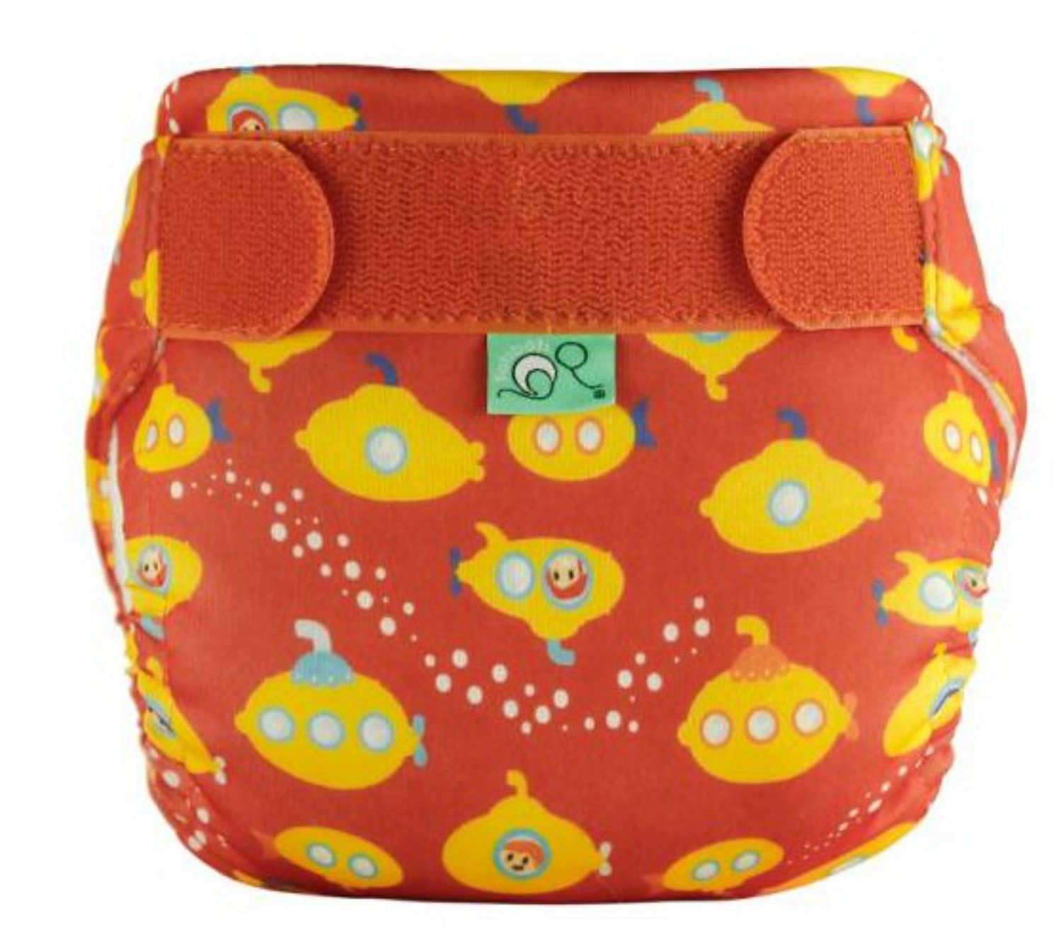 TotsBots SwimTot Schwimmwindel - M (4-8 kg) Yellow Submarine von TotsBots
