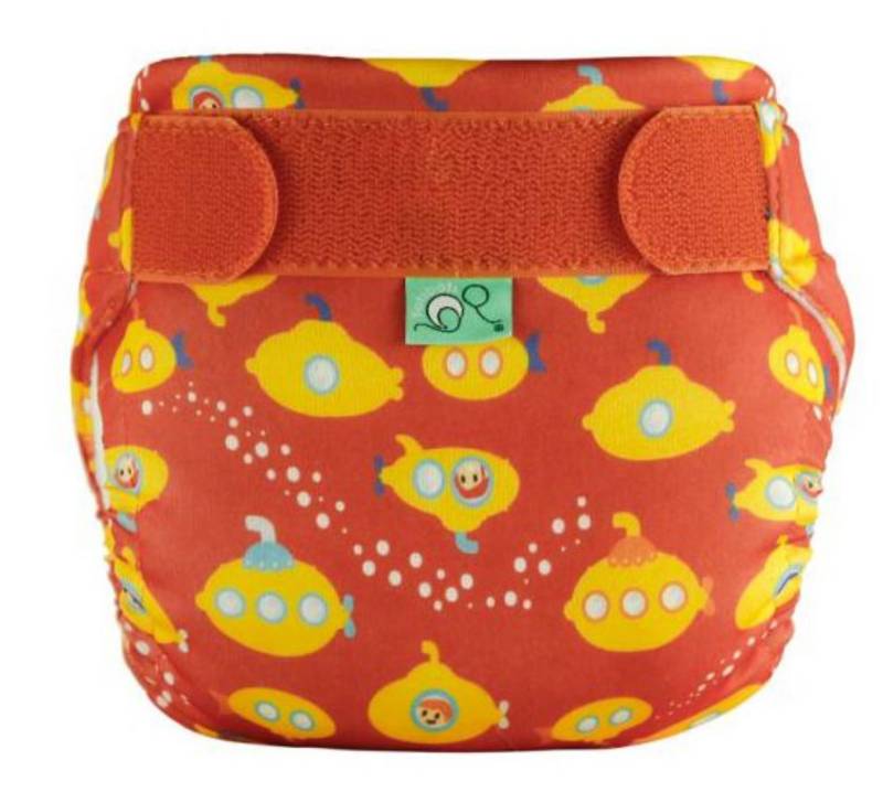 TotsBots SwimTot Schwimmwindel - M (4-8 kg) Yellow Submarine von TotsBots