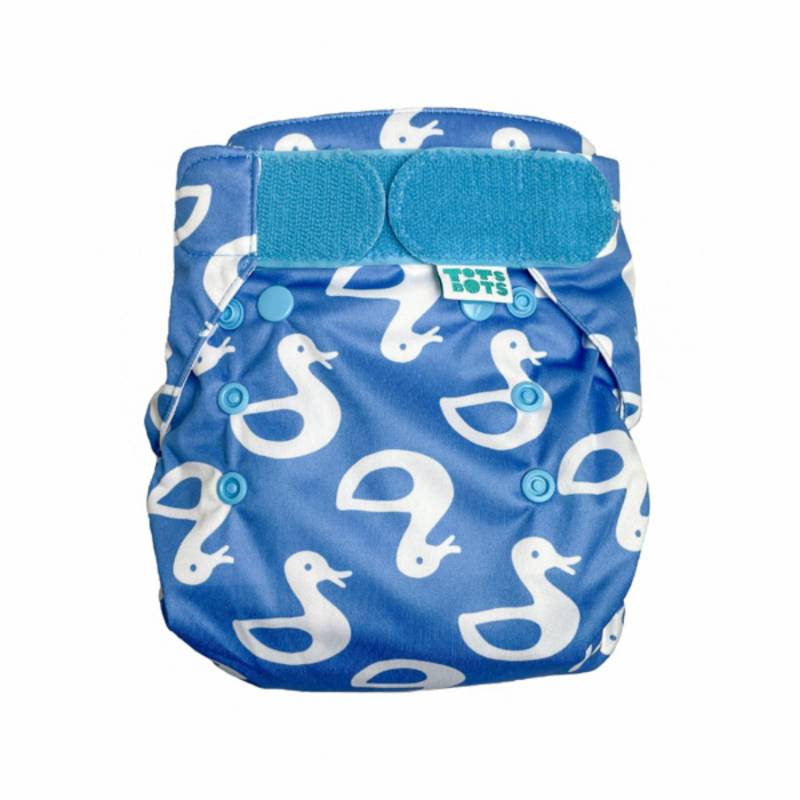 TotsBots Wrap Überhose - Neugeborene (3-8 kg) Lucky Duck von TotsBots