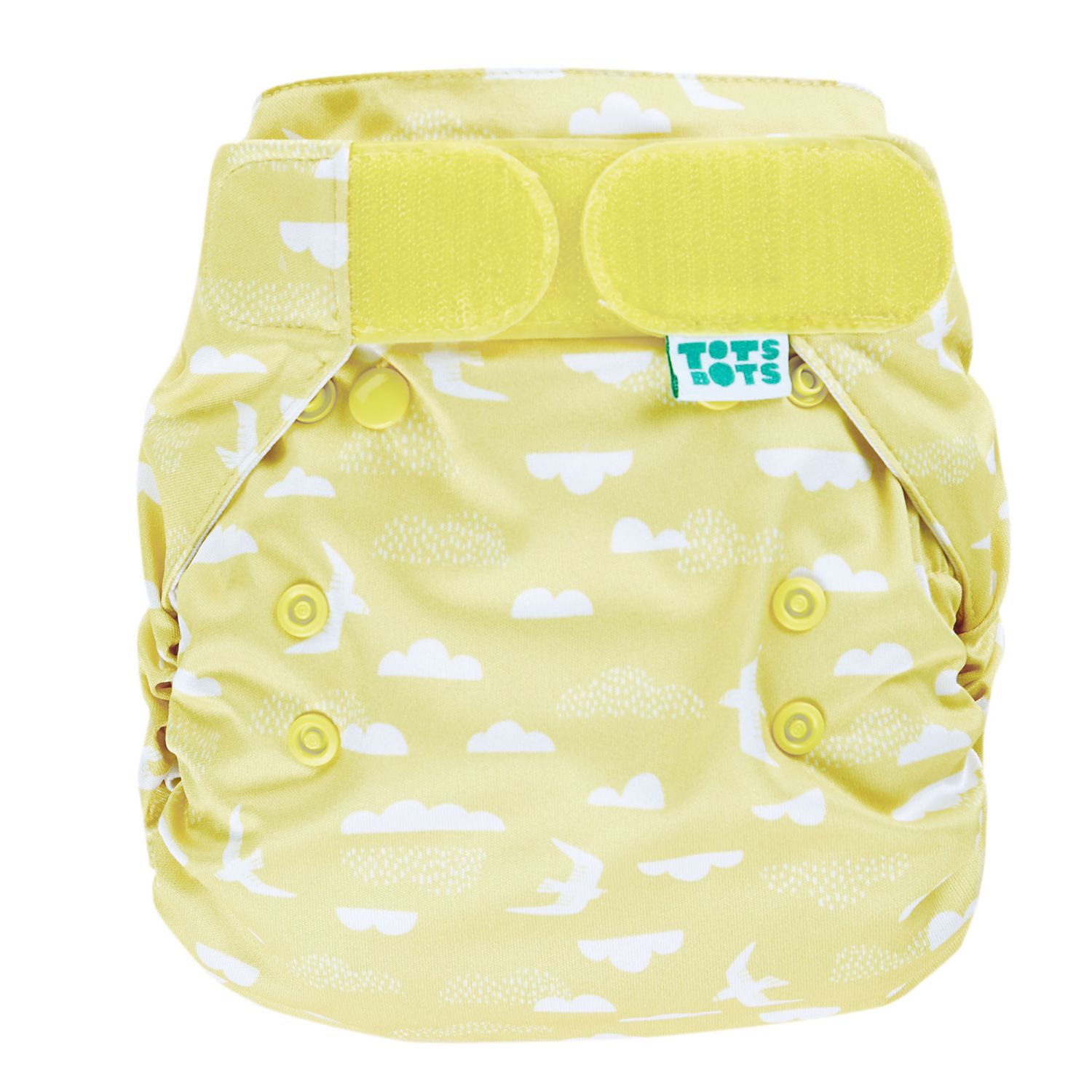 TotsBots Wrap Überhose - One Size (5-16 kg) Above the Clouds von TotsBots