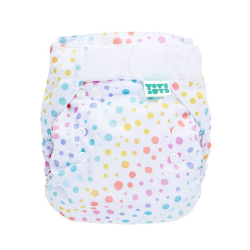 TotsBots Wrap Überhose - One Size (5-16 kg) Dotty Botty von TotsBots