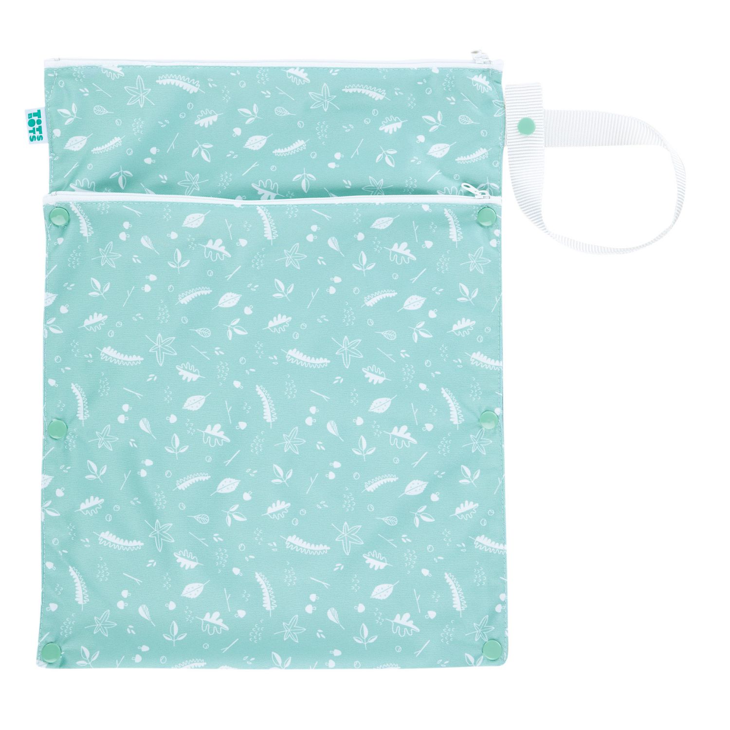 Totsbots Doppel-Nasstasche (M) - Forest Floor von TotsBots